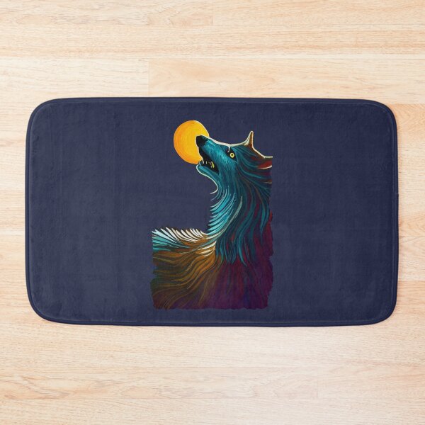 Item preview, Wolf swallowing the sun (#07) designed and sold by SolidEarthArt.