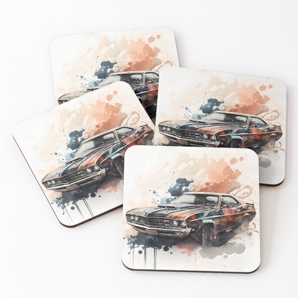 Item preview, Classic American Muscle in Watercolor designed and sold by AOK-DESIGN.