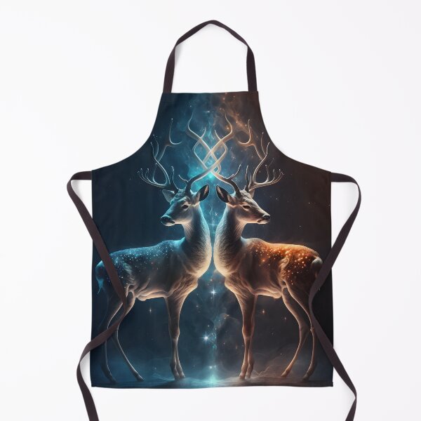 Item preview, Gemini spirit animal Twin Deer designed and sold by ArtsByAesthetic.