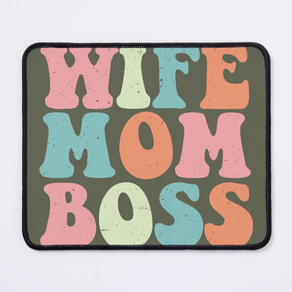 Item preview, Wife Mom Boss, Vintage Look, Mothers Day Gift designed and sold by 4CoolKats.