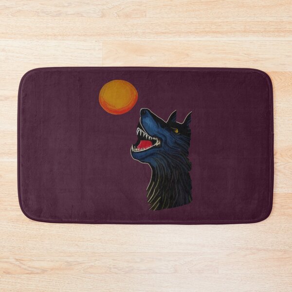 Item preview, Wolf swallowing the sun (#08) designed and sold by SolidEarthArt.