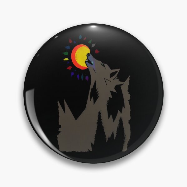 Item preview, Wolf swallowing the sun (#09) designed and sold by SolidEarthArt.