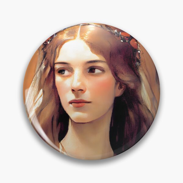 Item preview, Damsel Marian Touched By Integrity Pre Raphaelite Inspired Medieval Maiden  designed and sold by CGSGraphics.