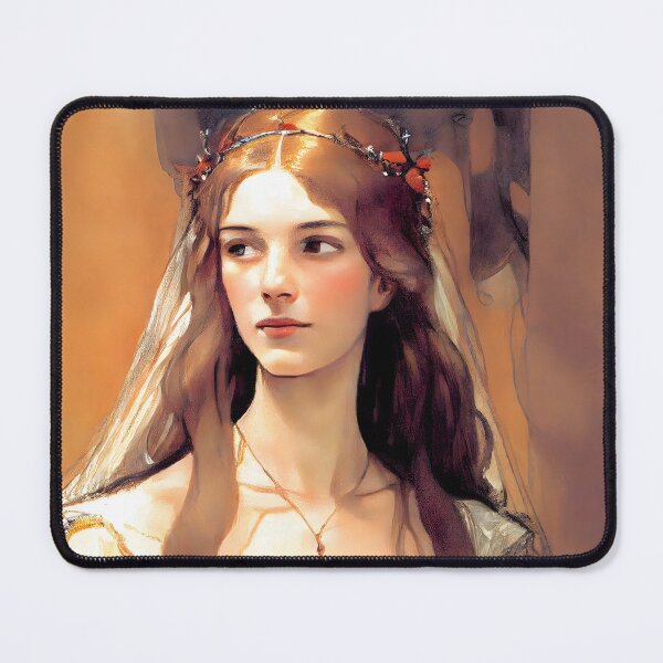 Item preview, Damsel Marian Touched By Integrity Pre Raphaelite Inspired Medieval Maiden  designed and sold by CGSGraphics.