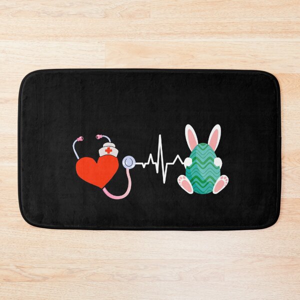 Item preview, Nurse Easter Day Stethoscope Heartbeat Cute Bunny Eggs Nurses designed and sold by Sasikharn.