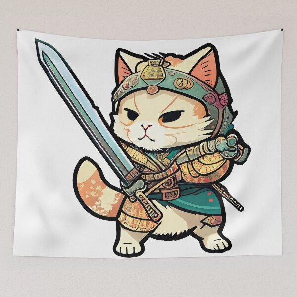Item preview, Catman Warrior designed and sold by TaurusDigital.