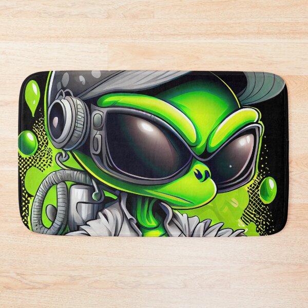 Item preview, Cool Relaxed Green Alien designed and sold by Piotrek0001.