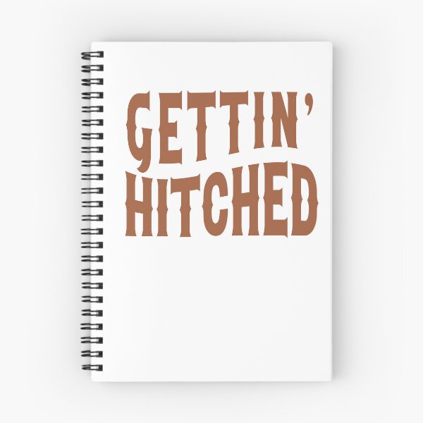 Item preview, Nashville Bachelorette Party Gettin' Hitched Burnt Orange Gift for Bride designed and sold by mysticblvd.