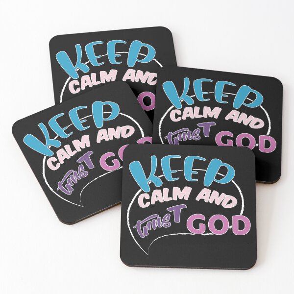 Item preview, KEEP calm AND TRUST GOD designed and sold by capotees.