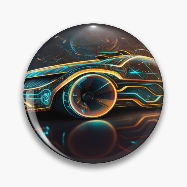 Item preview, Intricate Volumetric Lighting Artwork Of Futuristic Cars designed and sold by Unwind-Art-Work.