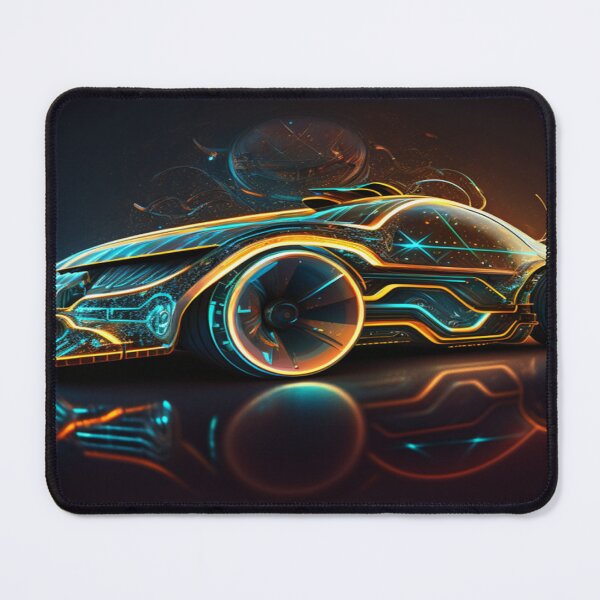 Item preview, Intricate Volumetric Lighting Artwork Of Futuristic Cars designed and sold by Unwind-Art-Work.
