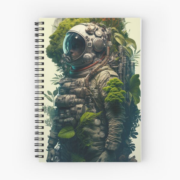 Item preview, Astronaut Made From Plants Of A Lost Island designed and sold by Crystal Heaven.