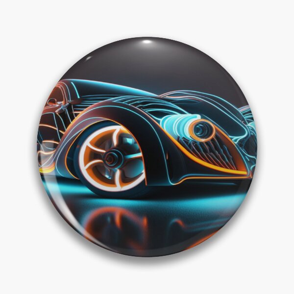 Item preview, Intricate Volumetric Lighting Artwork Of Futuristic Cars designed and sold by Unwind-Art-Work.