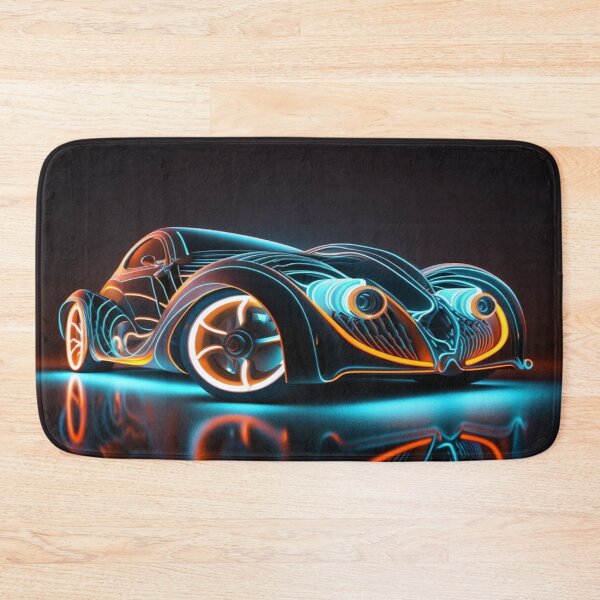 Item preview, Intricate Volumetric Lighting Artwork Of Futuristic Cars designed and sold by Unwind-Art-Work.