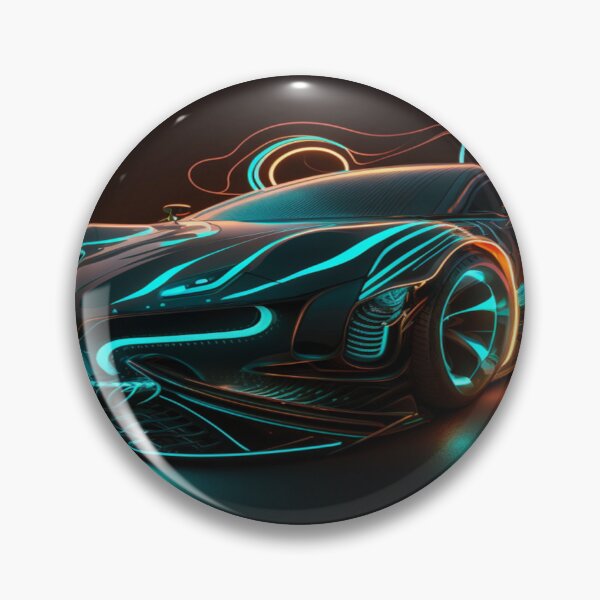 Item preview, Intricate Volumetric Lighting Artwork Of Futuristic Cars designed and sold by Unwind-Art-Work.