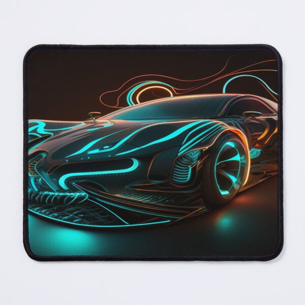 Item preview, Intricate Volumetric Lighting Artwork Of Futuristic Cars designed and sold by Unwind-Art-Work.