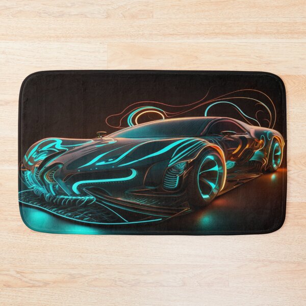 Item preview, Intricate Volumetric Lighting Artwork Of Futuristic Cars designed and sold by Unwind-Art-Work.