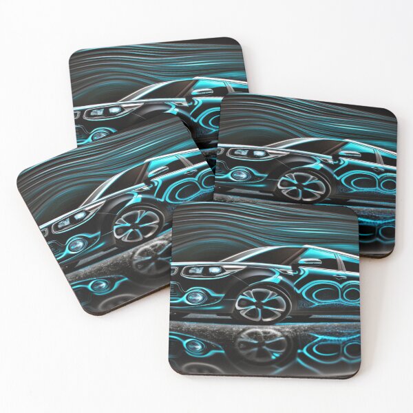 Item preview, Intricate Volumetric Lighting Artwork Of Futuristic Cars designed and sold by Unwind-Art-Work.