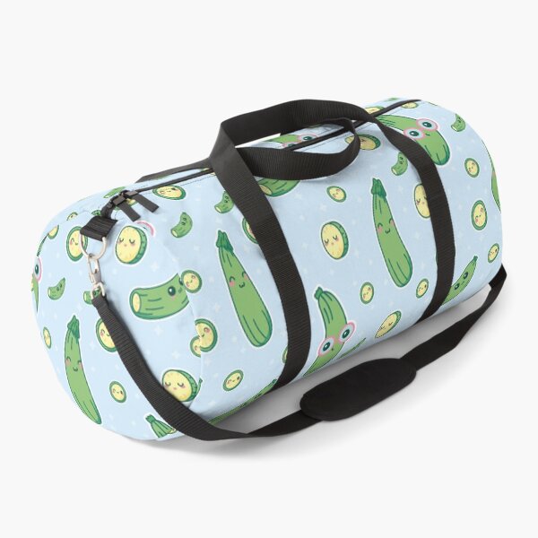 Item preview, Funny Kawaii Zucchini pattern designed and sold by TamGustam.