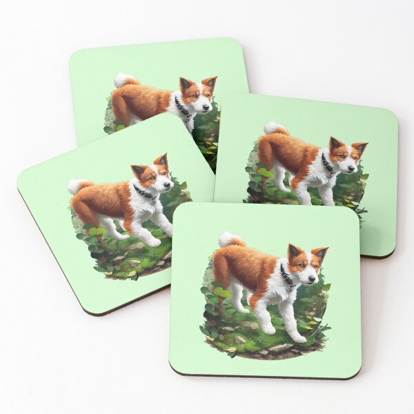 Item preview, Jungle Explorer: Wire Fox Terrier in the Wild designed and sold by Pawsitive Palette.