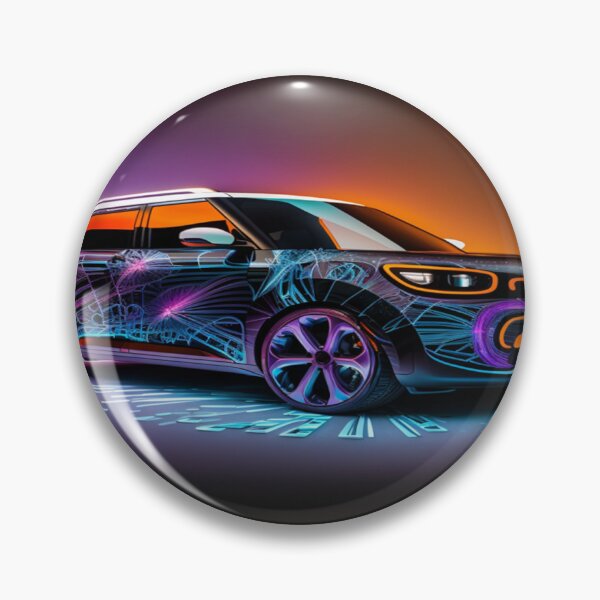 Item preview, Intricate Volumetric Lighting Artwork Of Futuristic Cars designed and sold by Unwind-Art-Work.