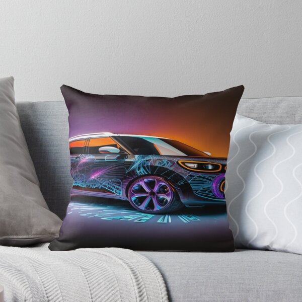 Item preview, Intricate Volumetric Lighting Artwork Of Futuristic Cars designed and sold by Unwind-Art-Work.