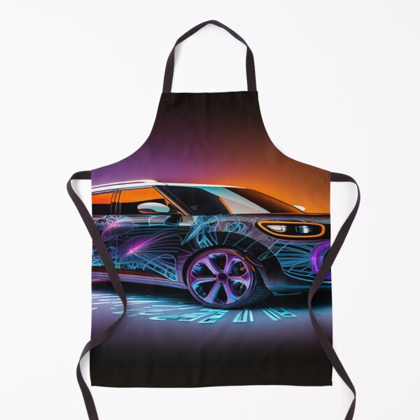 Item preview, Intricate Volumetric Lighting Artwork Of Futuristic Cars designed and sold by Unwind-Art-Work.