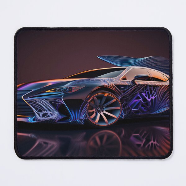 Item preview, Intricate Volumetric Lighting Artwork Of Futuristic Cars designed and sold by Unwind-Art-Work.