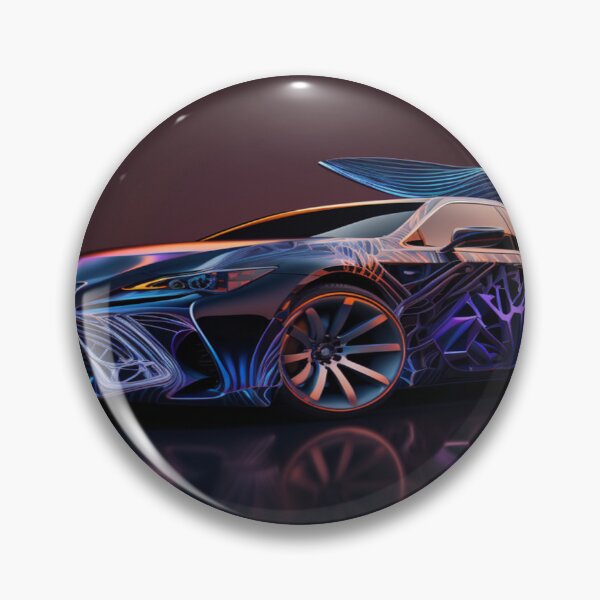 Item preview, Intricate Volumetric Lighting Artwork Of Futuristic Cars designed and sold by Unwind-Art-Work.
