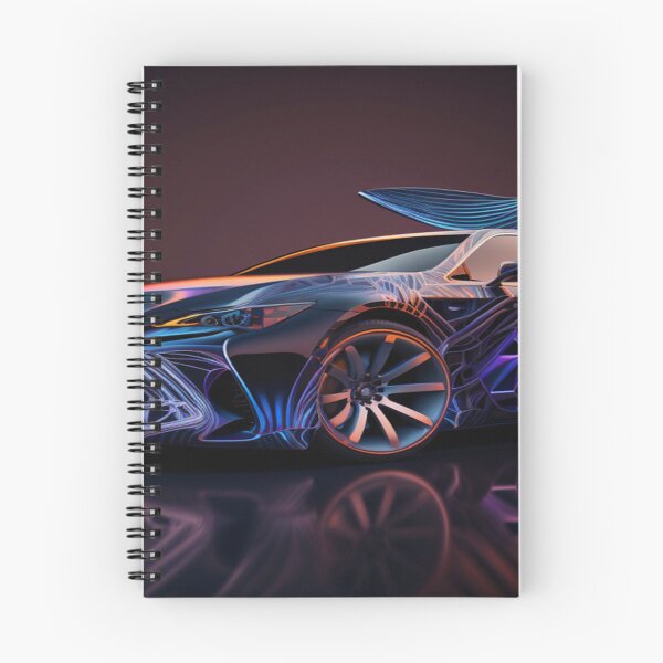 Item preview, Intricate Volumetric Lighting Artwork Of Futuristic Cars designed and sold by Unwind-Art-Work.