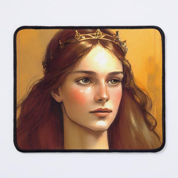 Item preview, Damsel Persephone Touched By Warmth Pre Raphaelite Inspired Medieval Maiden  designed and sold by CGSGraphics.