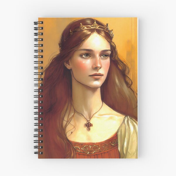 Item preview, Damsel Persephone Touched By Warmth Pre Raphaelite Inspired Medieval Maiden  designed and sold by CGSGraphics.