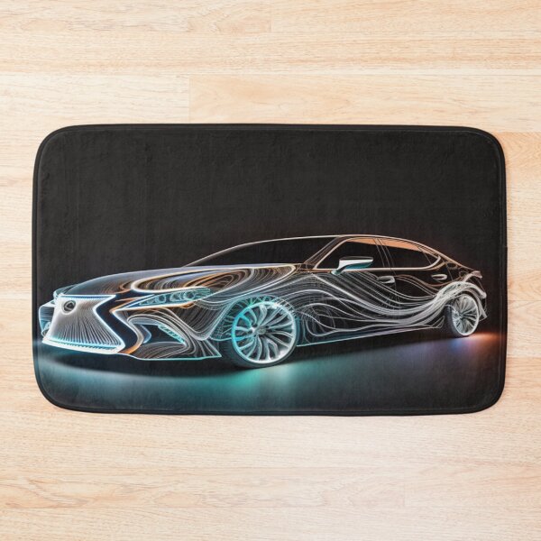 Item preview, Intricate Volumetric Lighting Artwork Of Futuristic Cars designed and sold by Unwind-Art-Work.
