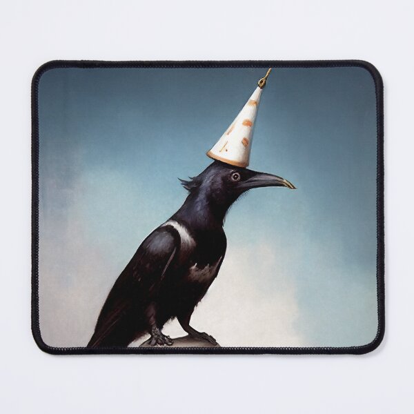 Item preview, Crow in a Party Hat designed and sold by WalterWhatFace.
