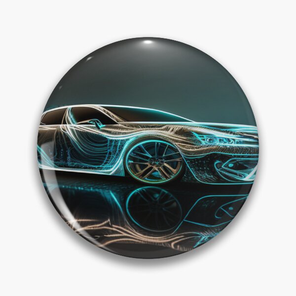 Item preview, Intricate Volumetric Lighting Artwork Of Futuristic Cars designed and sold by Unwind-Art-Work.