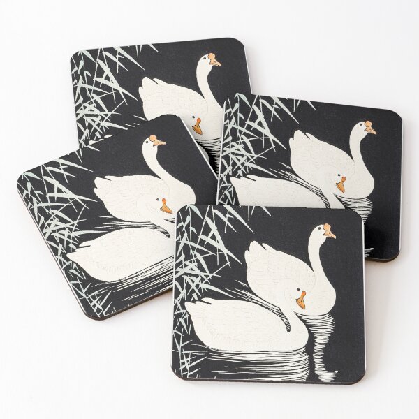 Item preview, Geese Swimming by Reeds designed and sold by NickLivin.