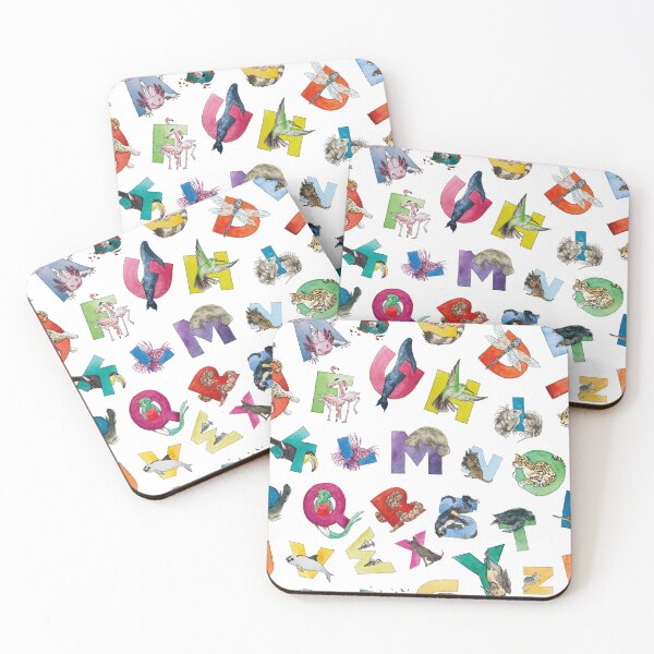 Item preview, Animal Alphabet Tile designed and sold by immerzdstudio.