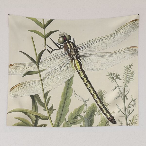 Item preview, Dragonfly Vintage Illustration designed and sold by WalterWhatFace.