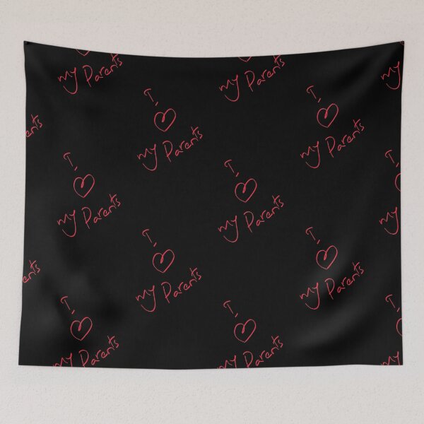 Aperçu de l'œuvre I Love My Parents Design-42 PNG créée et vendue par Metaversigns2-O.