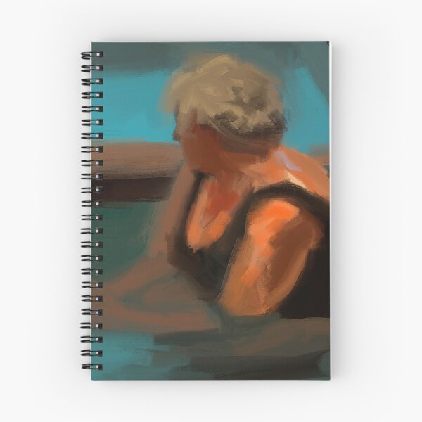 Item preview, Woman in pool painting  designed and sold by christianmuller.