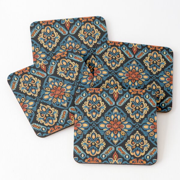 Item preview, Balinese Blue Emerald Batik Fabric designed and sold by AstraNovaStudio.