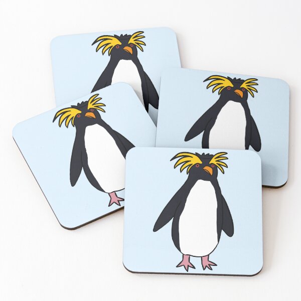 Item preview, Cute northern rockhopper penguins illustration  designed and sold by Yarafantasyart.