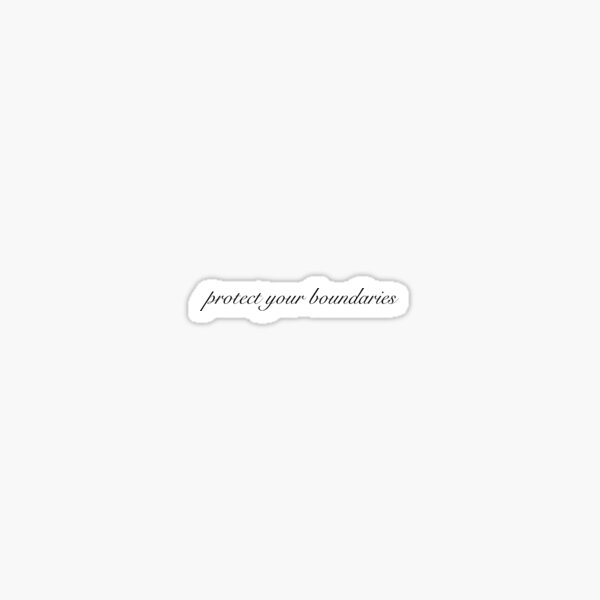 Item preview, Protect your boundaries designed and sold by kassiopeiia.