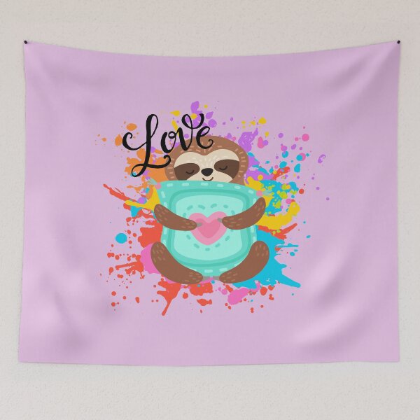 Item preview, Lovely sloth valentine designed and sold by rocklegends99.
