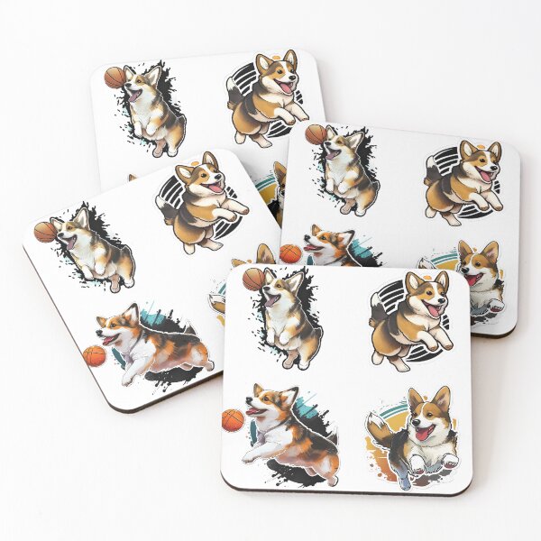 Item preview, Corgi Playing 4 types designed and sold by HVIUXLEE.