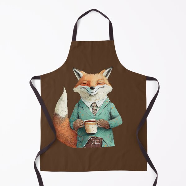 Item preview, Smiling fox with a cup of coffee designed and sold by KOTOdesign.