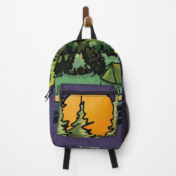 Item preview, Tent Camping by a Lake designed and sold by Art of Camping Now.