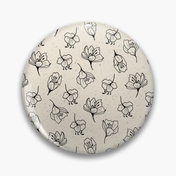 Item preview, Alhambra pomegranate flowers with cream texture background designed and sold by cezidesign.
