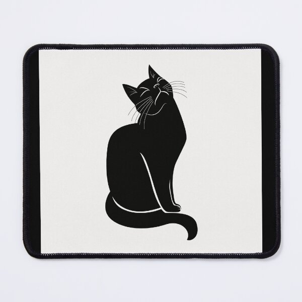 Item preview, Black Cat Silhouette Sitting Prim designed and sold by Earth Nature Creations.