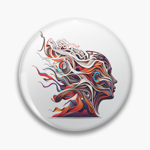 Item preview, Colorful Brainwaves A Vibrant Representation of the Mind designed and sold by Rob Wilson.